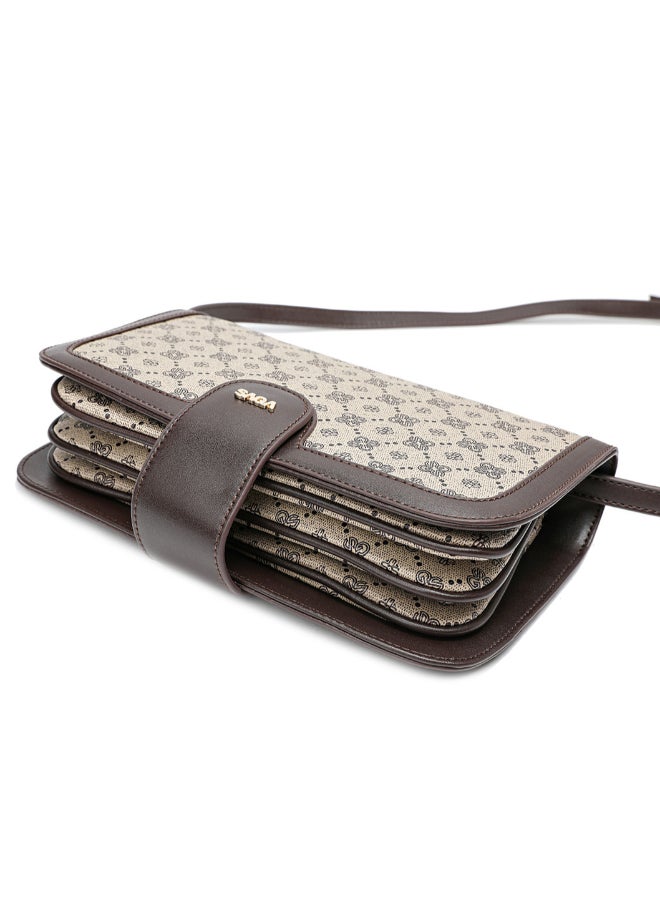 SAGA Fashionable Textured Crossbody Bag Multicolour  - Image 3