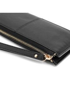 SAGA Classy Solid Logo Wallet Black  - Image 3