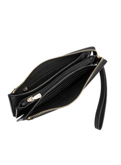 SAGA Classy Solid Logo Wallet Black  - Image 4