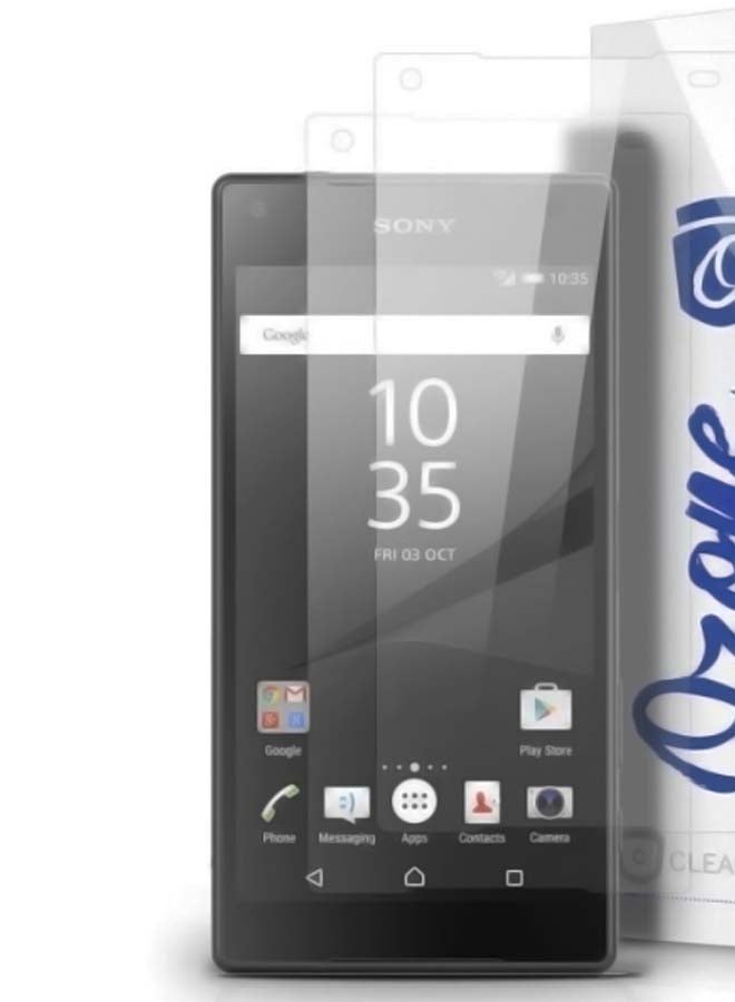 Ozone Pack Of 2 Crystal HD Screen Protector Scratch Guard For Xperia Z5 Clear - Image 2