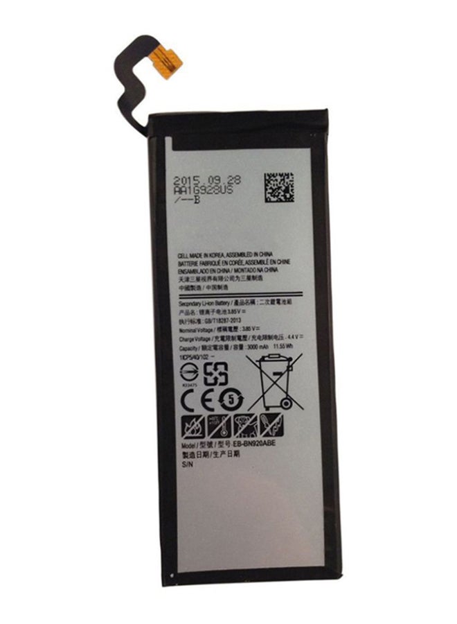 Samsung 3000.0 mAh Replacement Battery For Samsung Galaxy Note 5 Black/Silver