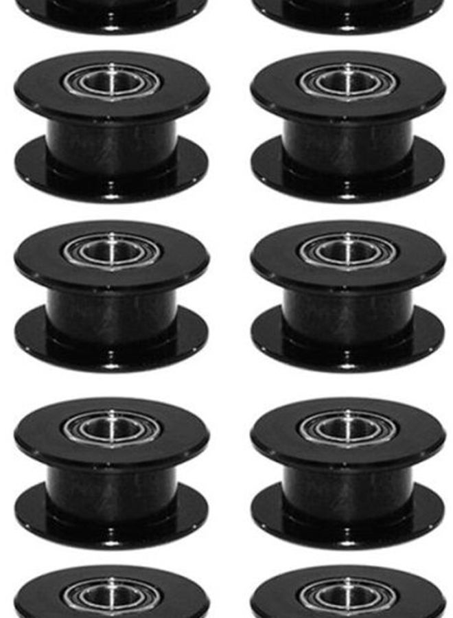 Aibecy 10-Piece Idle Pulley Gear Wheel Printer Belt Set Black  - Image 2