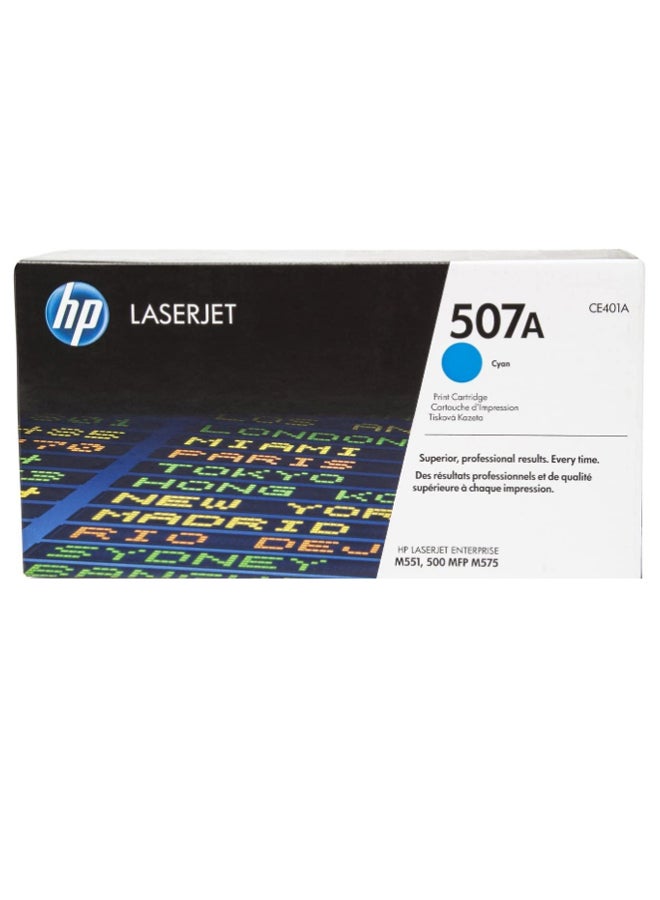 HP - 507A Toner Cartidge Cyan - Image 1