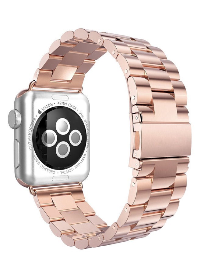 MARGOUN Replacement Band For Apple Watch Series 5 Rose Gold - Image 2