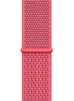 MARGOUN Nylon Band for Apple Watch  49mm 45mm 44mm 42mm Compatible with iWatch Strap Series Ultra2/Ultra/8/7/6/5/4/3/2/1/SE/SE2 Pink  - Image 3