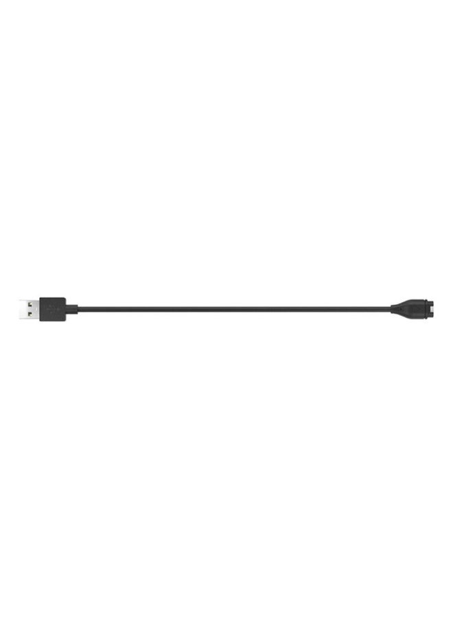 Voberry - USB Data Sync Charging Cable For Garmin Fenix 5/5S/5X Black - Image 1
