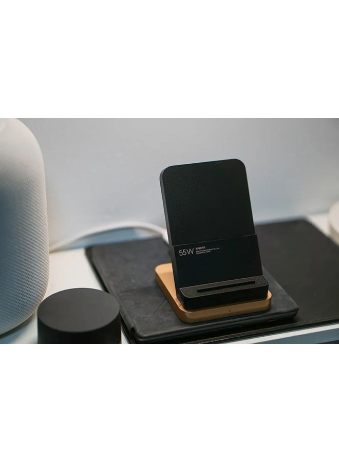 Xiaomi New Vertical Air Cooled Wireless Charger Black - Image 2