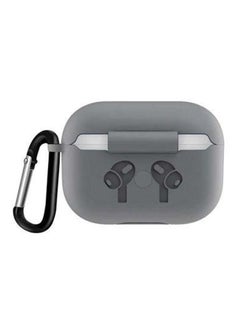 Protective Cover With Keychain Support For AirPods Pro Grey