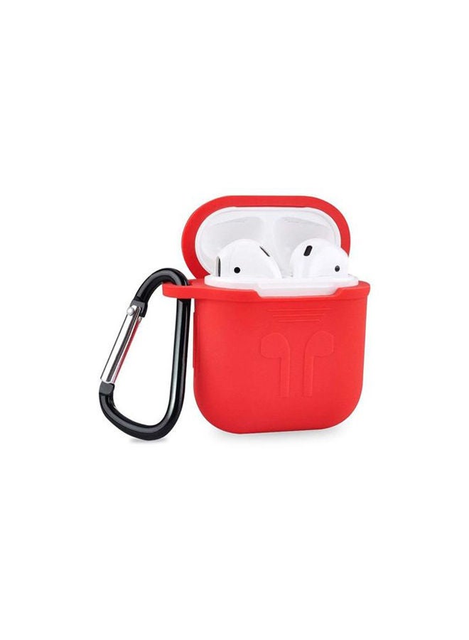 Generic - AirPods Case Protective Silicone Cover Red - Image 1