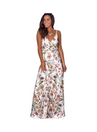 Backless and Sleeveless Spaghetti Strap Beach Dress White/Pink/Green - v1618047540/N46391595V_6
