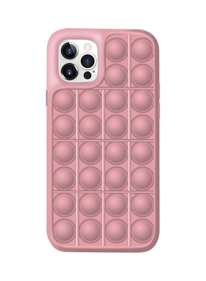 XiuWoo - Push Pop Bubble Fidget Sensory Toy Design Phone Case For Apple iPhone 12 Pro Pink - Image 1