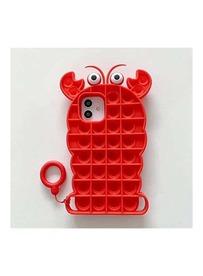 XiuWoo Pop Fidget Toy Protective Case Cover For Apple iPhone 11 Red - Image 2