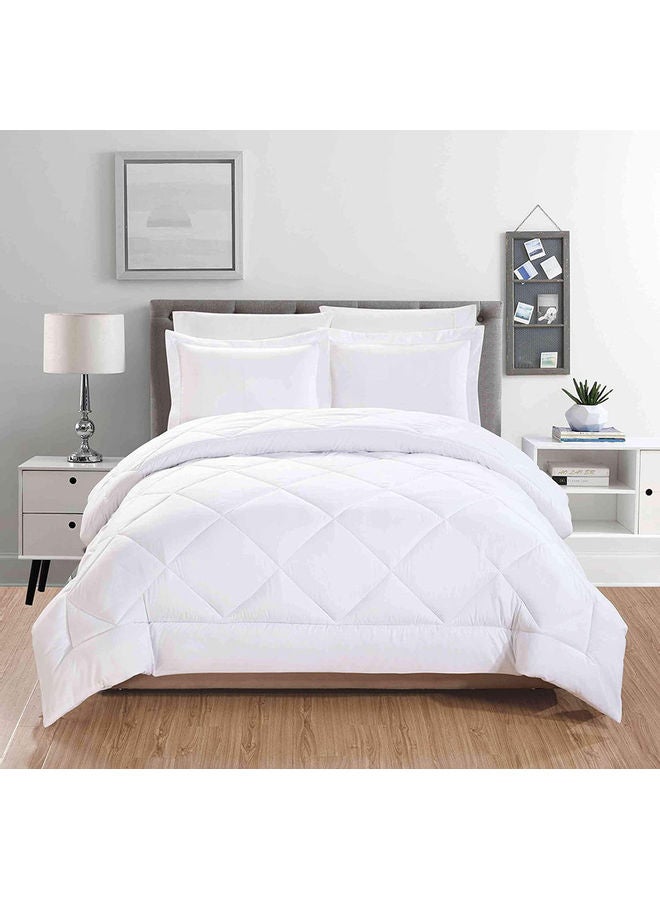 Mercury Double Comforter Microfiber White - Image 1