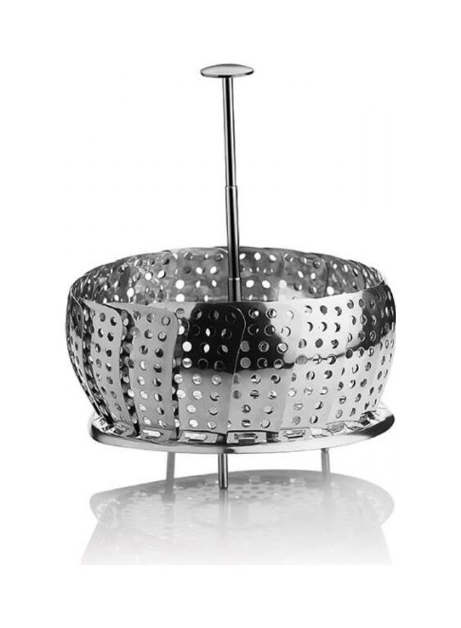 Ipac Stainless Steel Steamer Basket Silver - Image 1