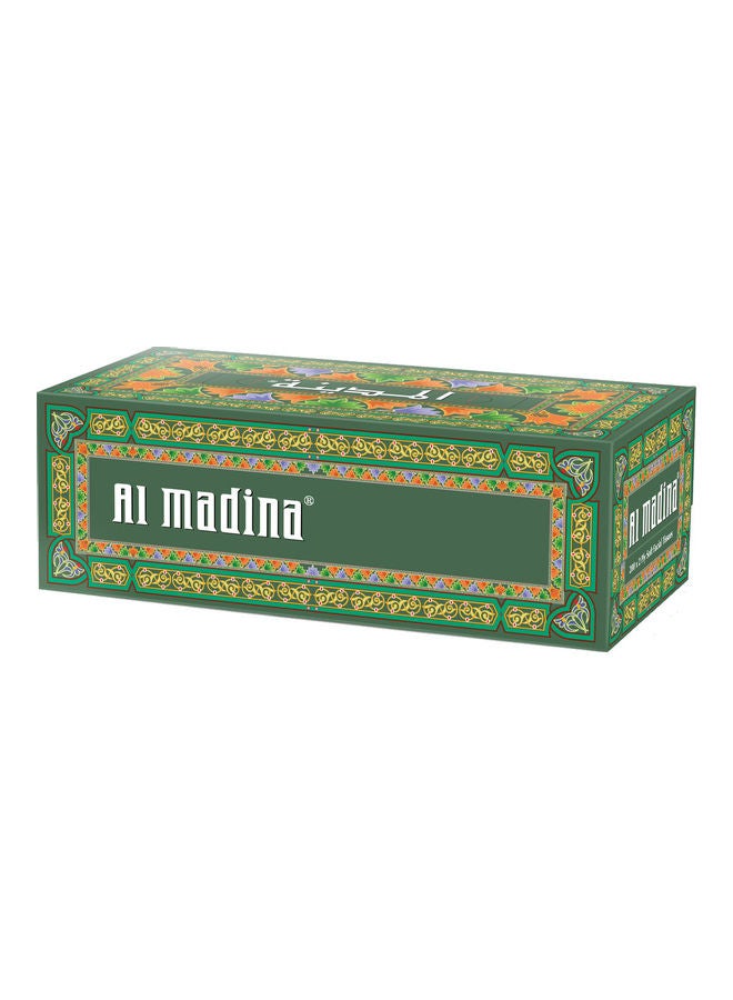 AL MADINA 200-Sheets 2-Ply Facial Tissues Pack Of 5 White 220 x 205mm  - Image 3