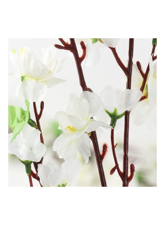XiuWoo 10-Piece Artificial Cherry Blossom Branches Silk Fake Flower Arrangements Multicolour  - Image 5
