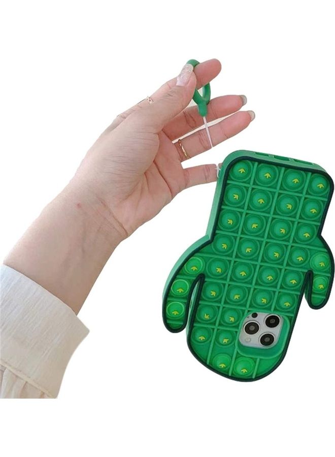 XiuWoo Pop Fidget Toy Phone Case Cover For Apple iPhone 12 Pro Max Green - Image 3