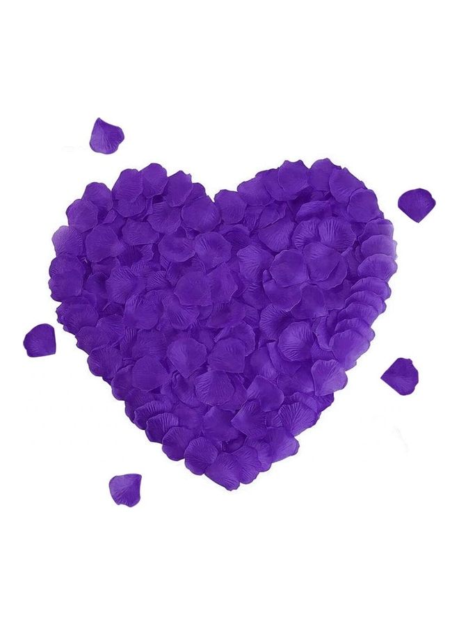 XiuWoo 1000-Piece Artificial Rose Petals Purple - Image 1