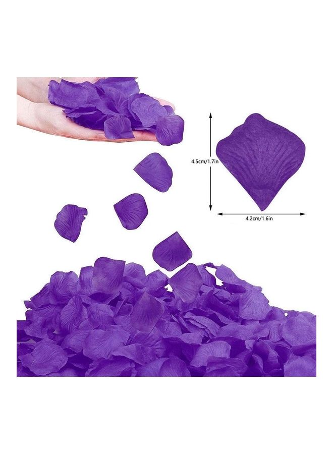 XiuWoo 1000-Piece Artificial Rose Petals Purple - Image 2