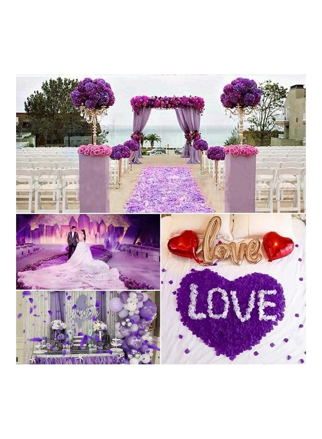XiuWoo 1000-Piece Artificial Rose Petals Purple - Image 4
