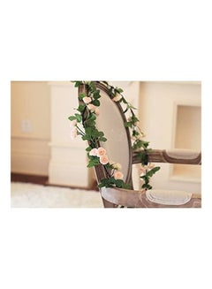 XiuWoo 60-Head Rose Vine Garland Artificial Flower Plant Multicolour  - Image 3