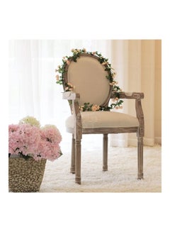 XiuWoo 60-Head Rose Vine Garland Artificial Flower Plant Multicolour  - Image 4