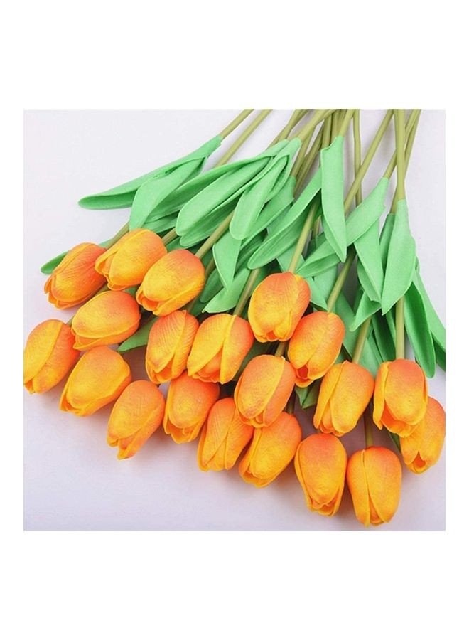 XiuWoo 20-Piece Artificial Tulip Flowers Multicolour One Size - Image 1