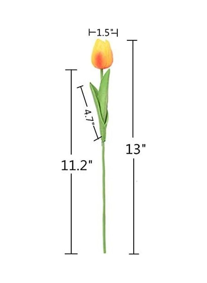 XiuWoo 20-Piece Artificial Tulip Flowers Multicolour One Size - Image 3