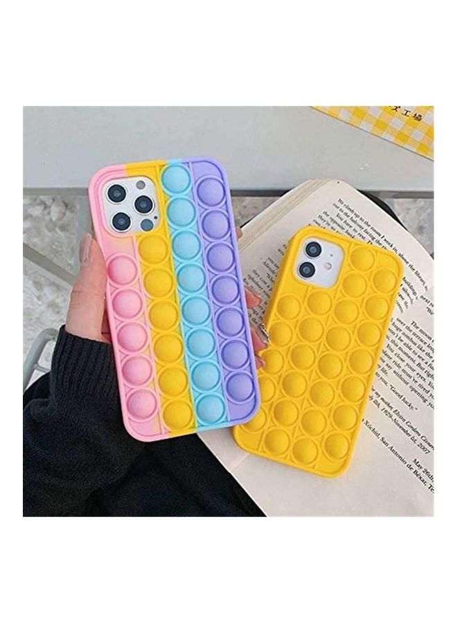 XiuWoo Pop Bubble Fidget Toy Protective Case Cover For Apple iPhone 12 mini Red - Image 3