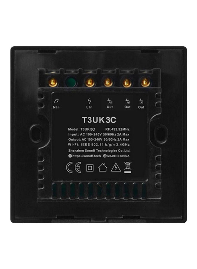 SONOFF Wireless Smart Touch Switch Voice Control Compatible With Google Assistant Black - Image 2