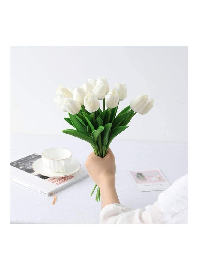 XiuWoo - 20-Piece Artificial Tulip Flowers Multicolour One Size - Image 1