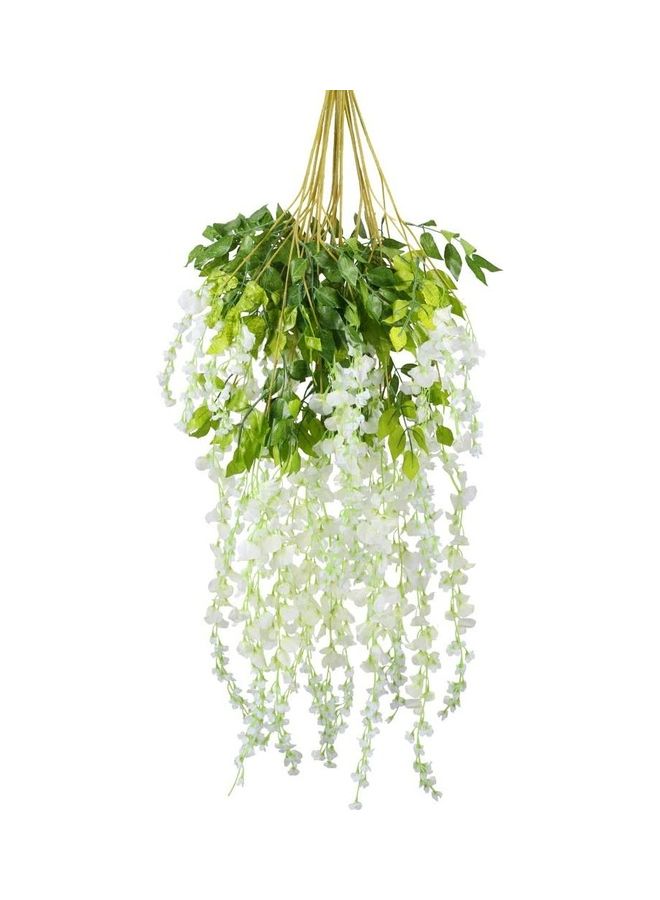 XiuWoo 12-Piece Artificial Flowers Multicolour One Size - Image 1