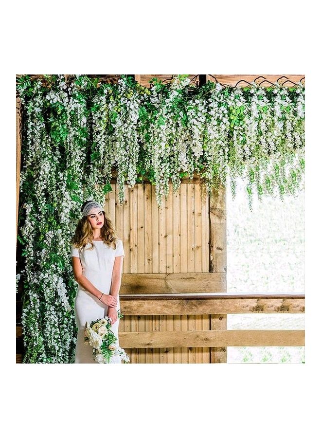 XiuWoo 12-Piece Artificial Flowers Multicolour One Size - Image 2