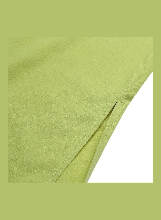 ماركة غير محددة فستان كاجوال واسع أخضر  - Image 3
