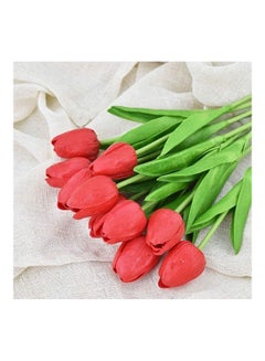 XiuWoo 20-Piece Artificial Tulip Flowers Multicolour One Size  - Image 2