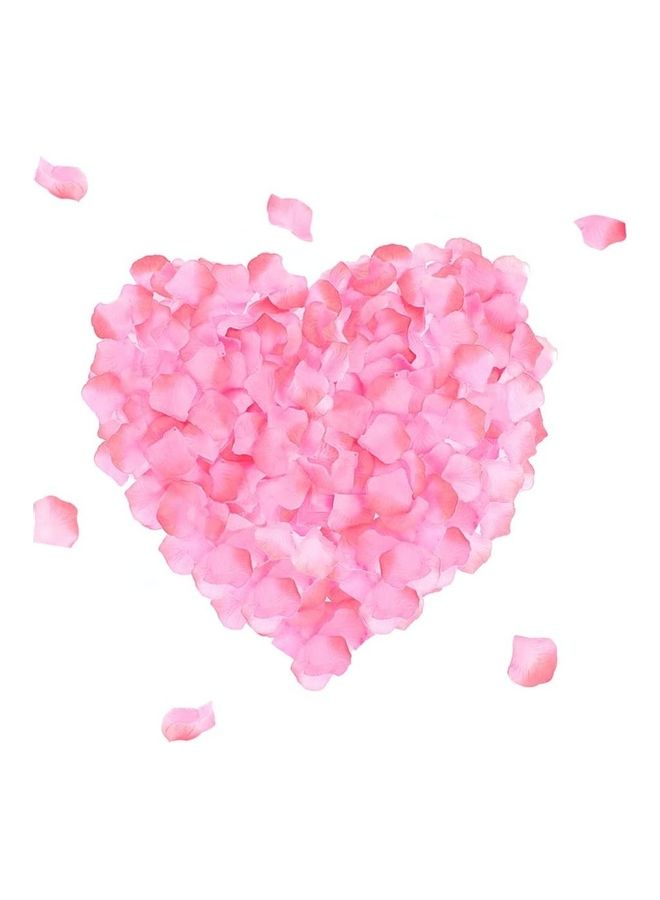 XiuWoo 1000 Pcs Artificial Silk Rose Petals Pink - Image 1