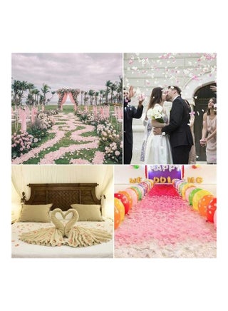 1000 Pcs Artificial Silk Rose Petals Pink - view 4