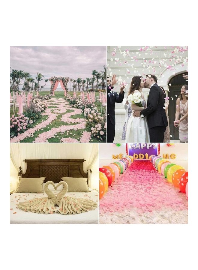 XiuWoo 1000 Pcs Artificial Silk Rose Petals Pink - Image 4
