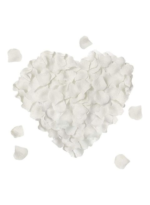 1000 Pcs Artificial Silk Rose Petals White