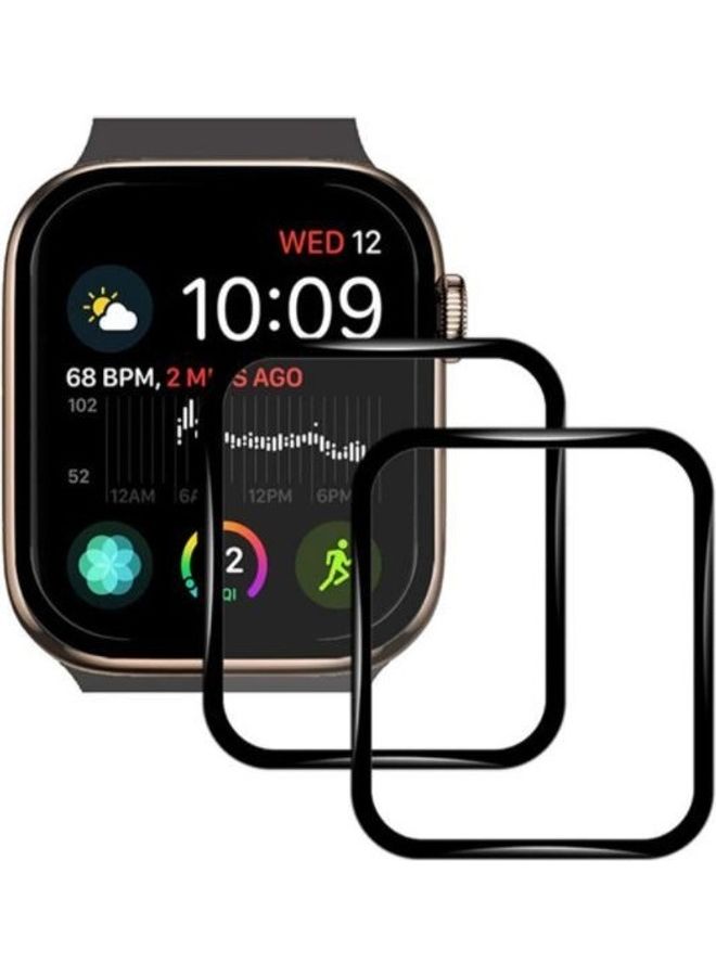 ADEX 2-Piece Tempered Glass Screen Protector for Apple Watch Clear