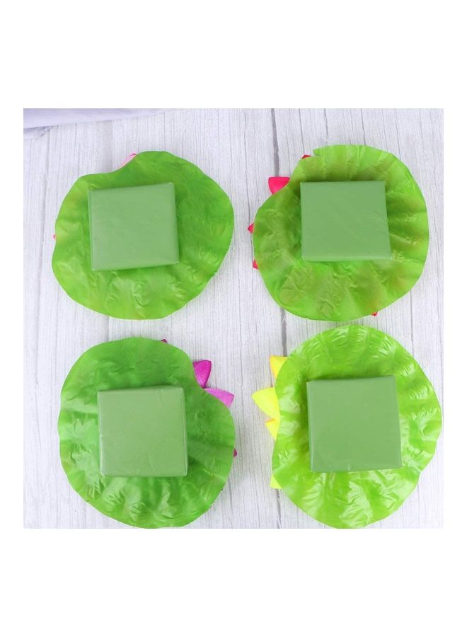 XiuWoo 4-Pack Artificial Floating Lotus, Lily Flower Blessing Light Multicolour  - Image 4