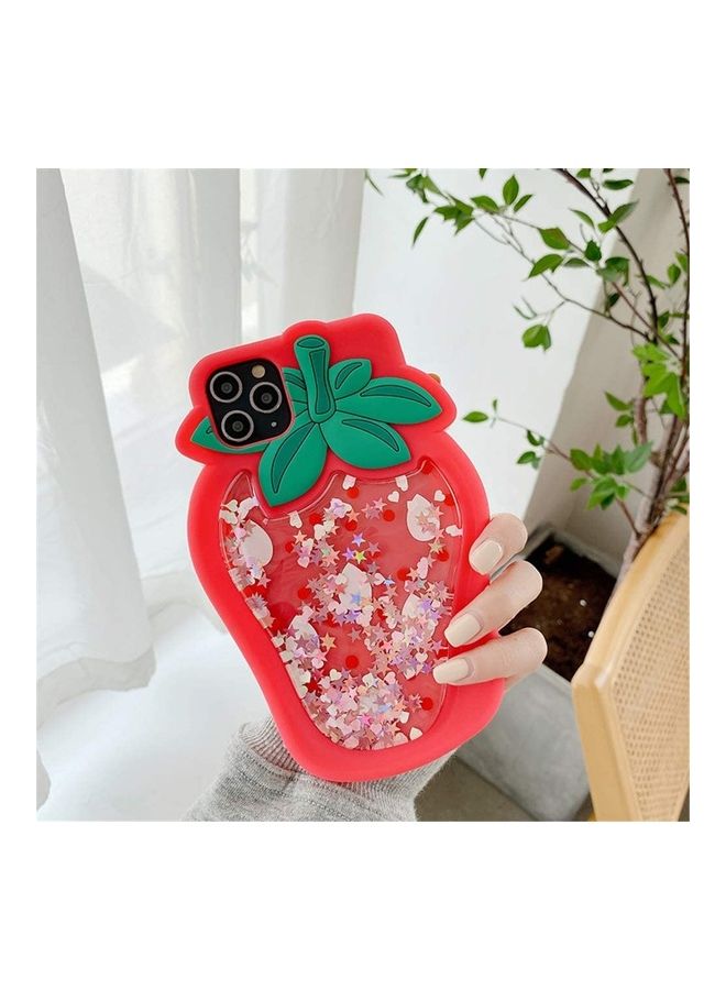 XiuWoo Pop Fidget Toy Phone Case Cover For Apple iPhone 11 Red/Green - Image 2