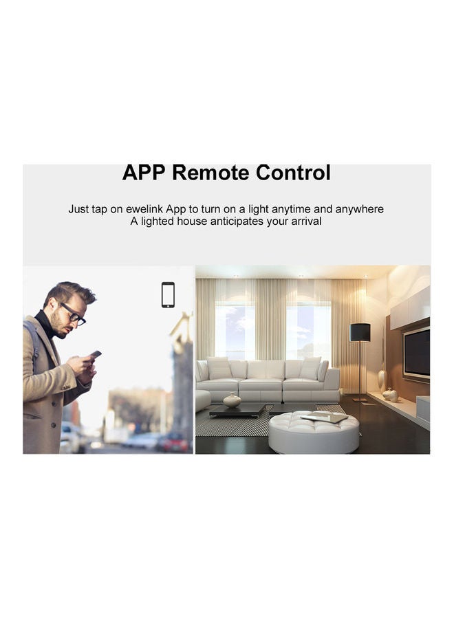 SONOFF Wireless Smart Touch Switch Voice Control Compatible With Google Assistant Black - Image 2