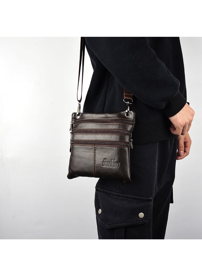 ديبولار حقيبة كروس صغيرة أنيقة بحزام كتف بني - Image 2