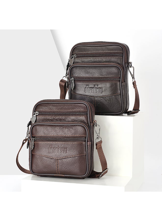 ديبولار حقيبة كروس صغيرة أنيقة بحزام كتف بني - Image 2