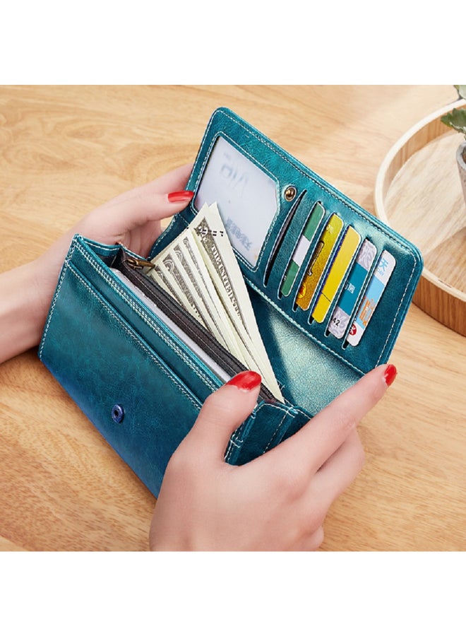 Generic - Stylish Comfortable Mini Wallet Blue - Image 1