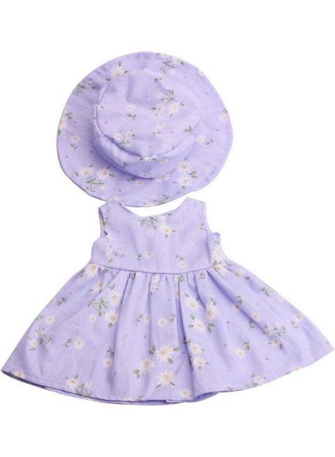 Dress With Hat For 18-Inch American Doll
