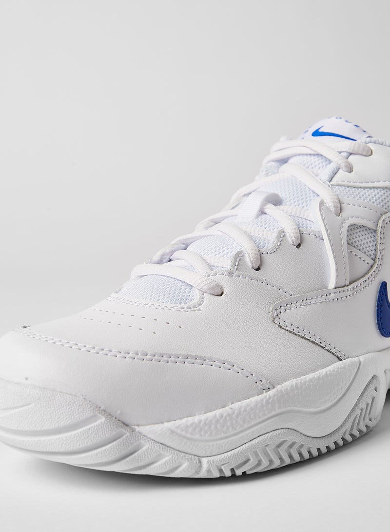 Nike - Court Lite 2 Tennis Shoes White/Hyper Royal - Image 1