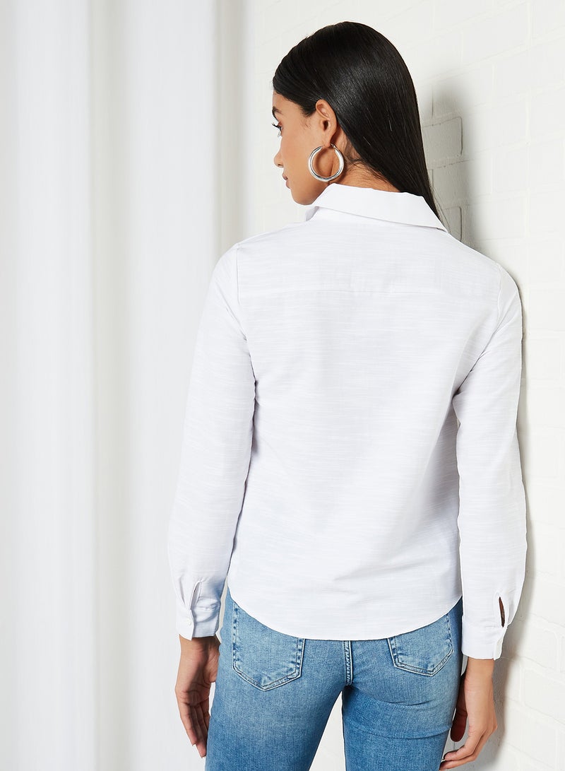 trendyol - Plain Shirt White - Image 1