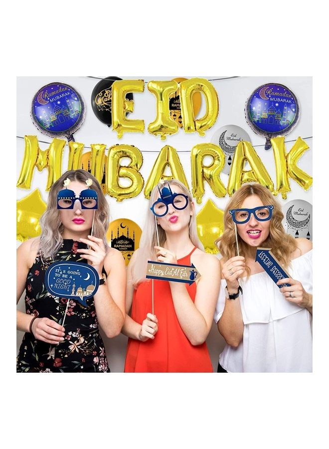 EACHXOTHER - 25-Piece Ramadan Mubarak Photo Booth Props - Image 1